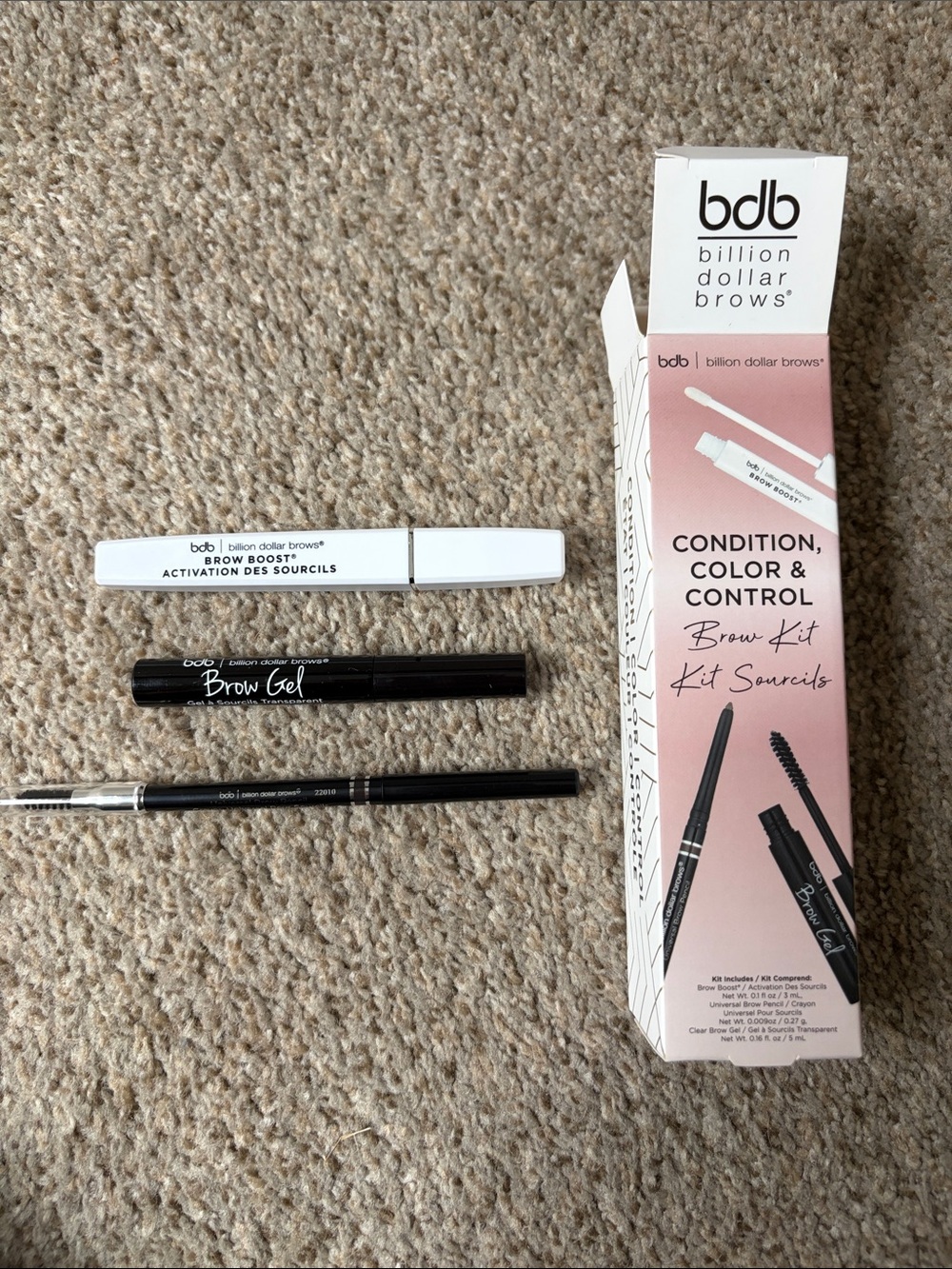 Billion Dollar Brows – condition, color, and control kit